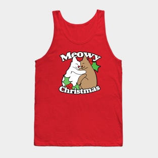 Meowy Christmas Tank Top